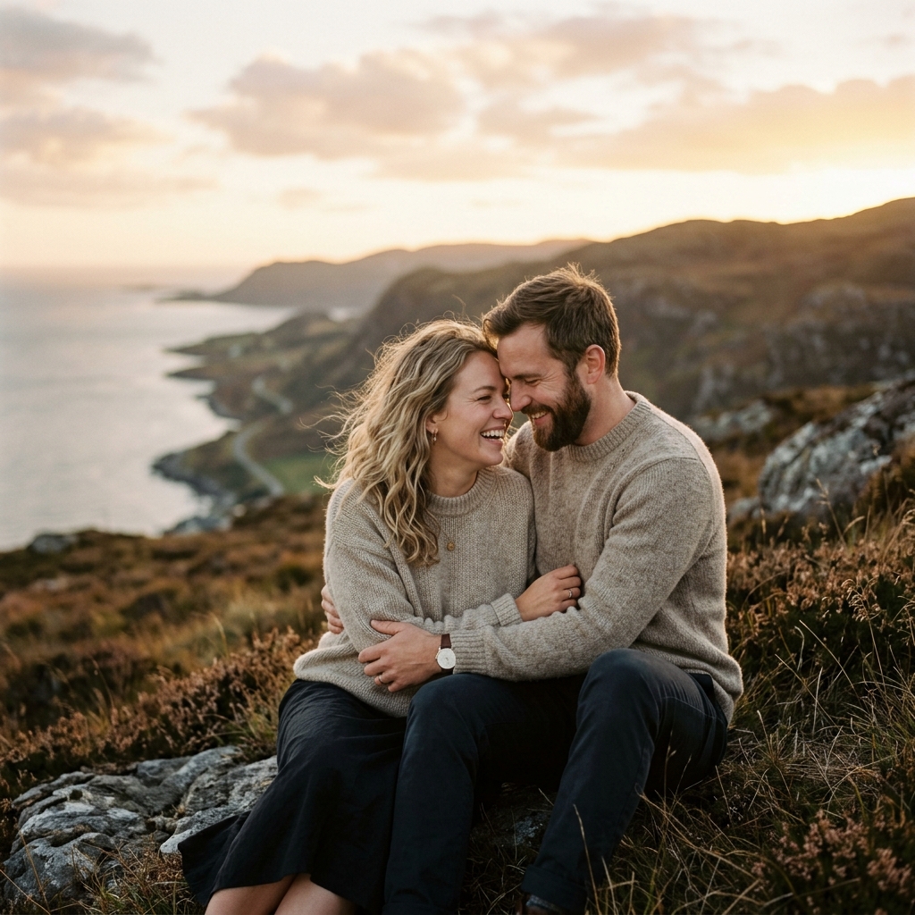 Love Sync Verified Couple Portrait